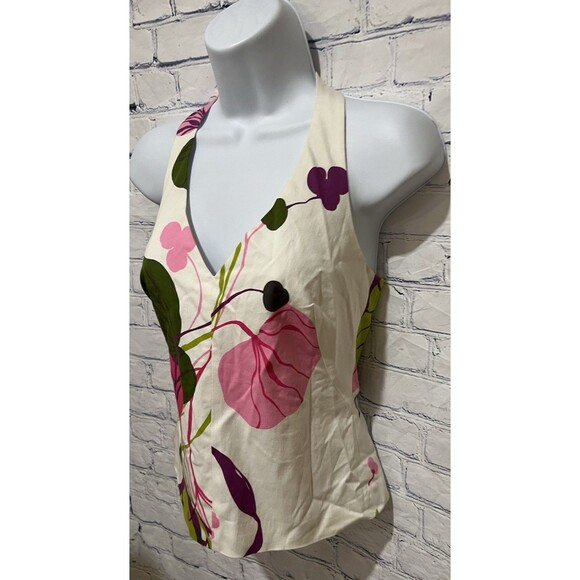 Trina Turk Skirt and a matching halter top with Floral Print Size 4 - Picture 6 of 16
